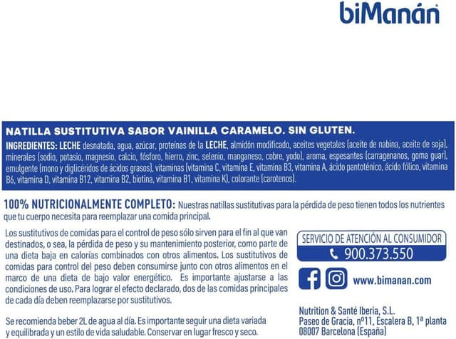 Thumbnail 4 de biManán - Copa de Vainilla Caramelo, Crema para Adelgazar 🍨