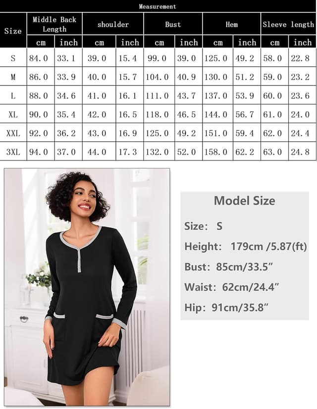 Thumbnail 5 de Litherday Camisón Mujer Algodón S-XXL