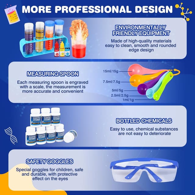 Detalle 2 de Science Kit for Kids 80 Experiments