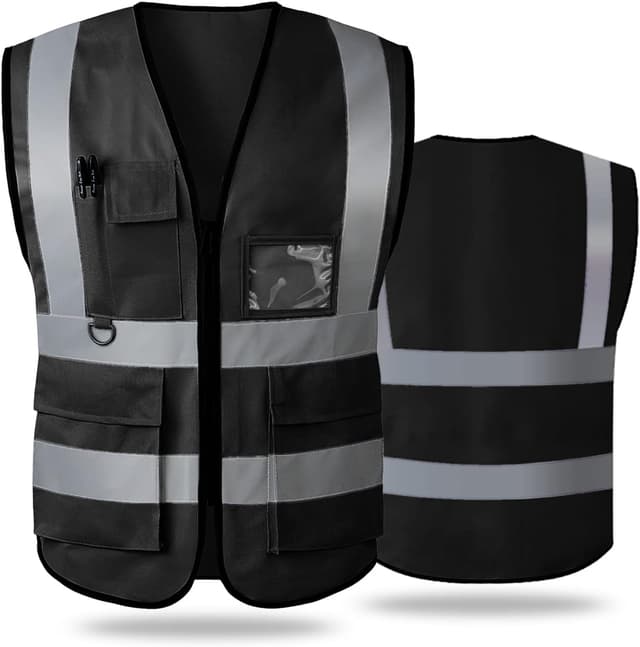 Detalle 2 de Tydon Guardian Hi Vis Reflective Vest with Zipper Front (ANSI/ISEA compliant)