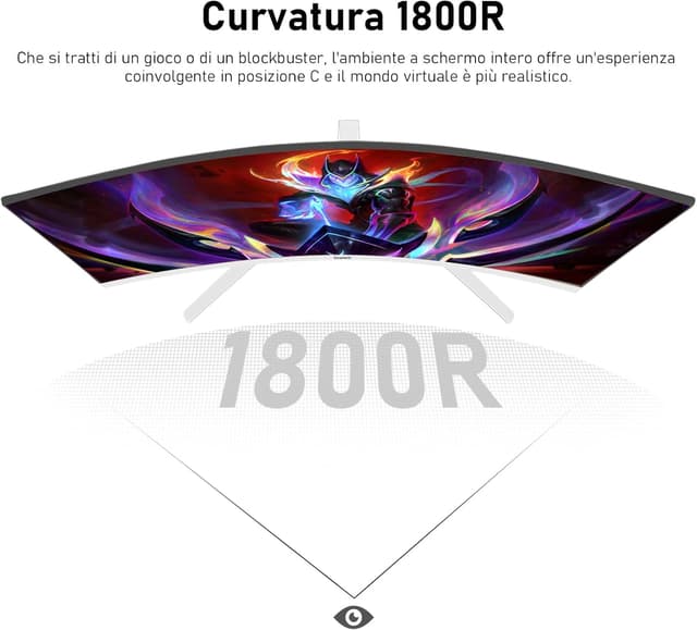 Detalle de Monitor gaming Gawfolk 27” curvo 280Hz