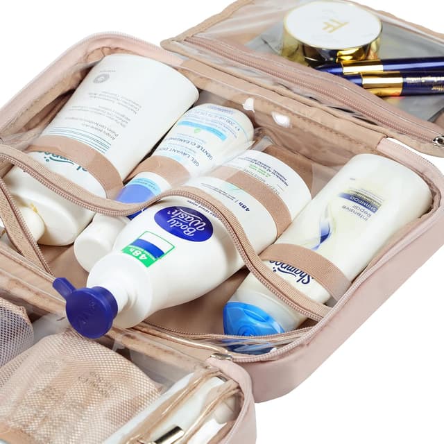 Detalle 1 de NISHEL Travel Toiletry Bag 12x4.5x9 in Pink