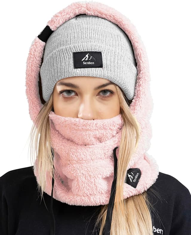 Thumbnail 6 de Senllen Balaclava Cold Weather Fleece Ski Mask 🧣