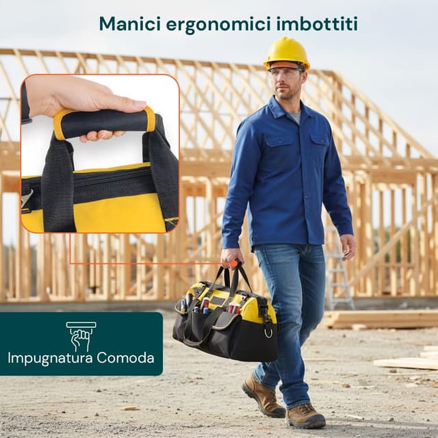 Thumbnail 4 de Daimann Borsa Porta Attrezzi 36x26x21 cm