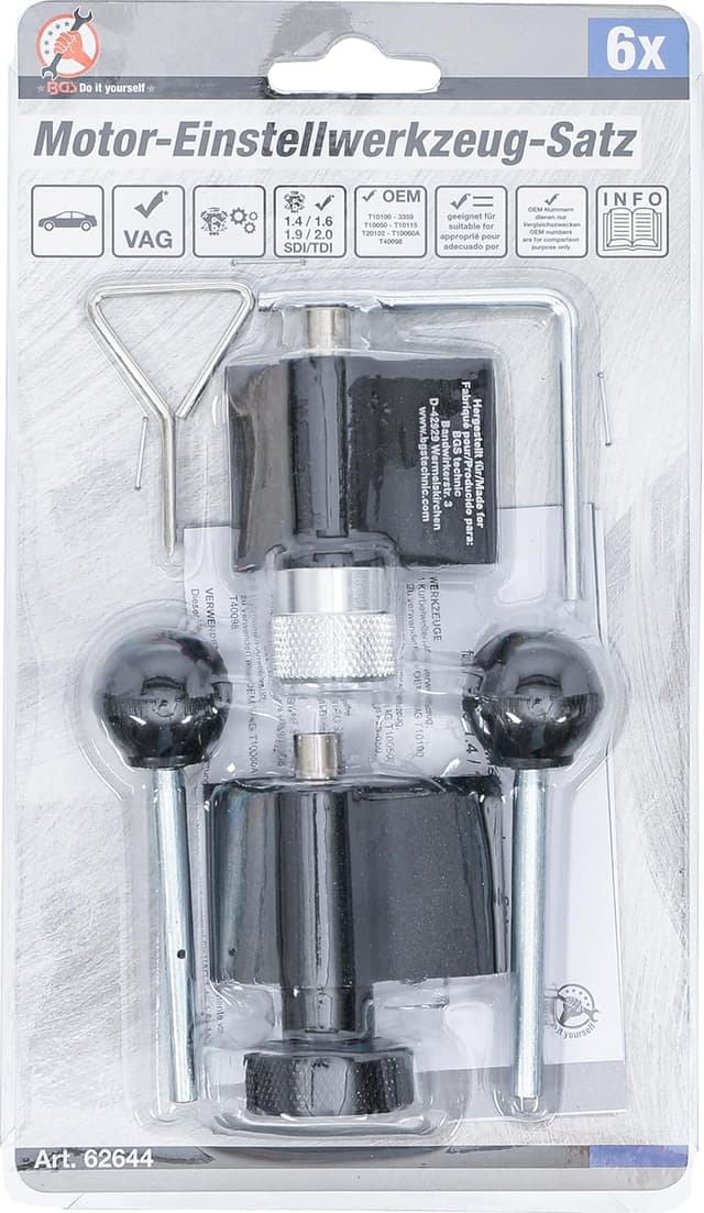 Detalle 2 de BGS DIY 62644 set di manutenzione motore per VAG 1.4/1.6/1.9/2.0 SDI/TDI