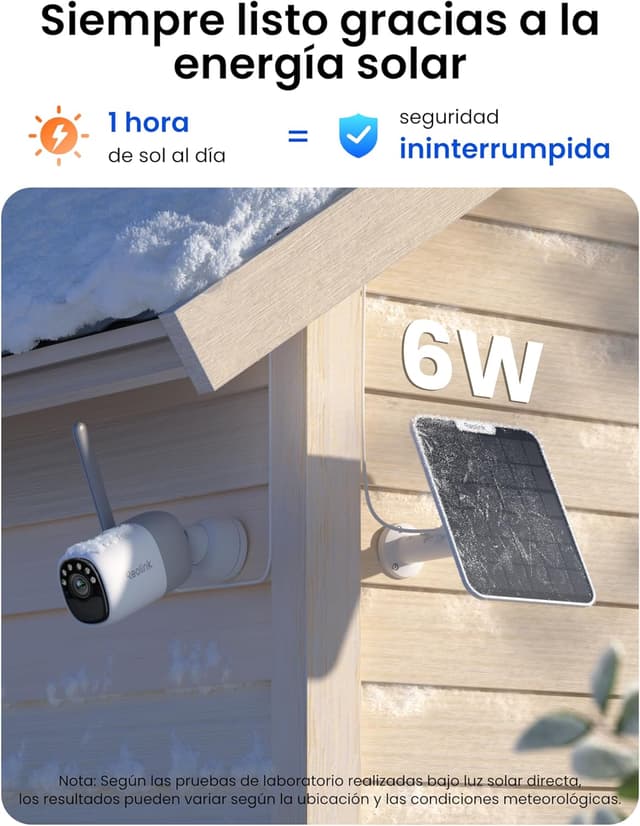 Detalle 2 de Reolink Altas 2K con batería 20.000 mAh