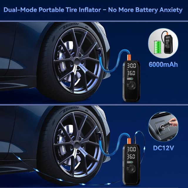 Thumbnail 2 de Vulisox Corded/Cordless Tyre Inflator 150 PSI