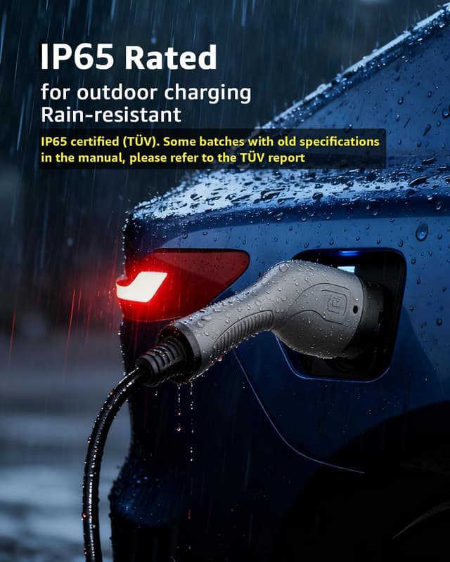 Thumbnail 4 de bokman Type 2 EV charging cable 5 m, 32A, 22 kW