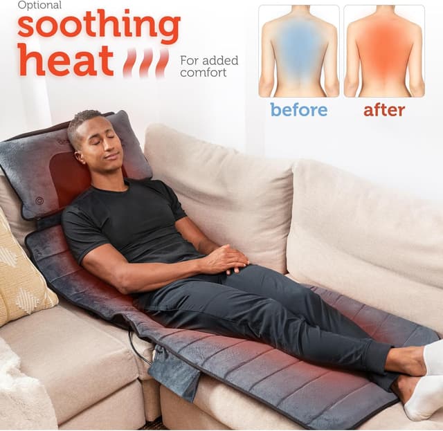 Thumbnail 2 de COMFIER Massagematte Ganzkörpermassage 10 Vibrationsmotoren