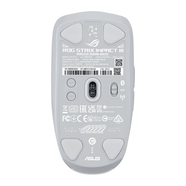 Detalle de ASUS ROG Strix Impact III Ratón gaming inalámbrico 36.000 DPI