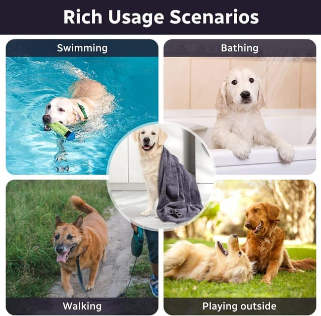 Thumbnail 5 de Adiwo Toalla mascotas 70x140 cm