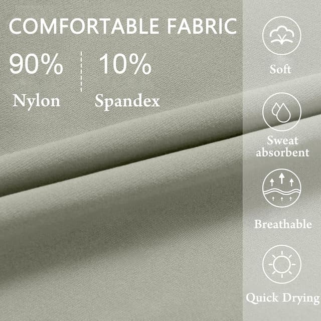 Thumbnail 5 de Coswind pantaloncini donna palestra a vita alta push up fitness in tessuto elasticizzato