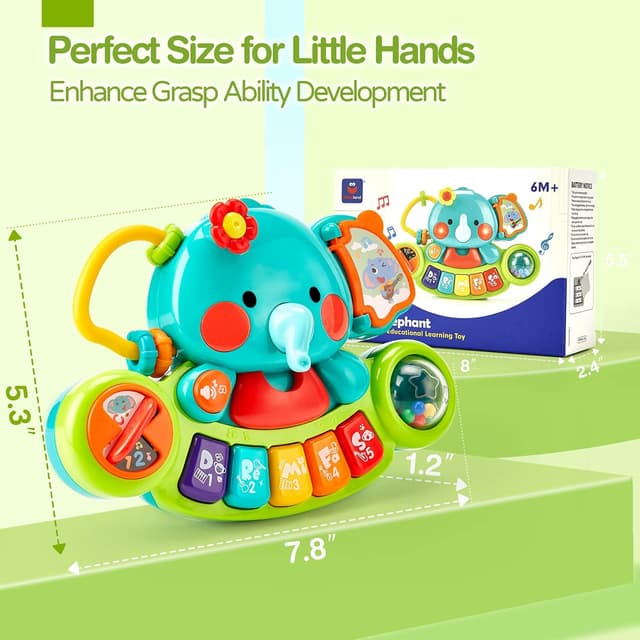 Thumbnail 6 de hahaland 7-in-1 Baby Piano Toy (6–12 Months) with Lights & Sounds