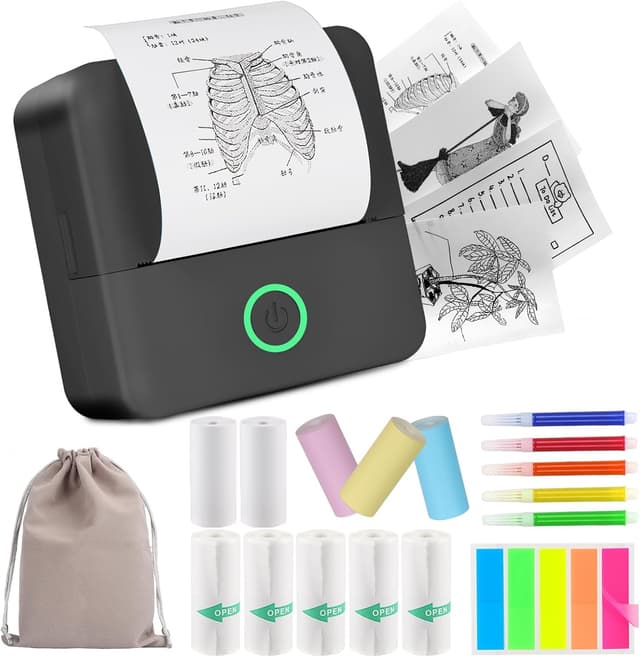 Imagen de HUIJUTCHEN Mini Pocket Printer 205DPI en OfertitasTOP
