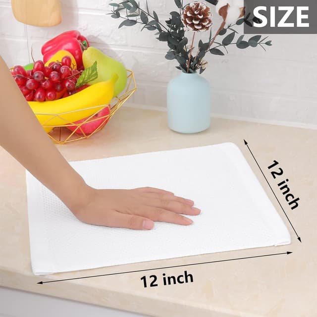 Thumbnail 4 de Homaxy 100% Cotton Kitchen Cloths 12x12 in, 6-Pack 🧽