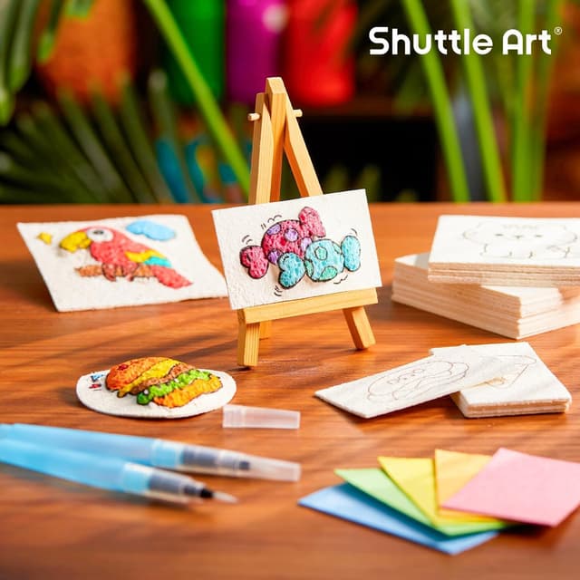 Detalle de Shuttle Art Magic Puffy Paint Kit 66 pcs
