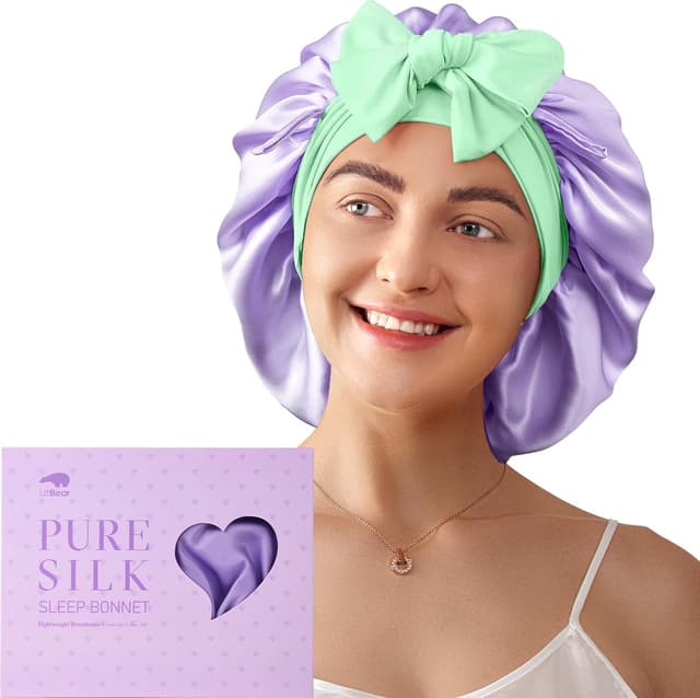 Imagen de LitBear Cuffia Seta 22 Momme per Notte en OfertitasTOP