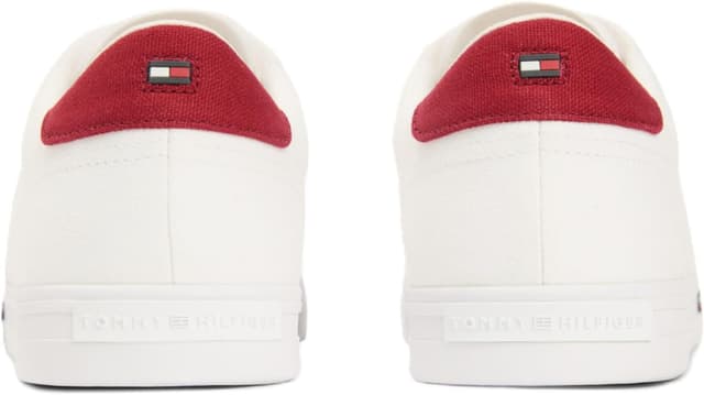 Detalle de Tommy Hilfiger Vulc Core RWB Long Lace in tela (FM0FM05813) – scarpa casual bassa da uomo