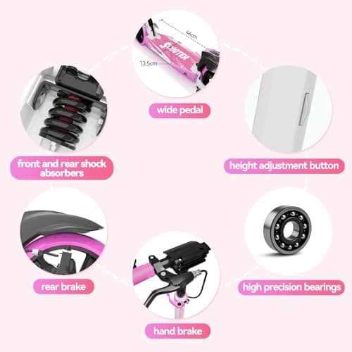 Thumbnail 6 de MEE GOO Foldable Scooter 200mm wheels