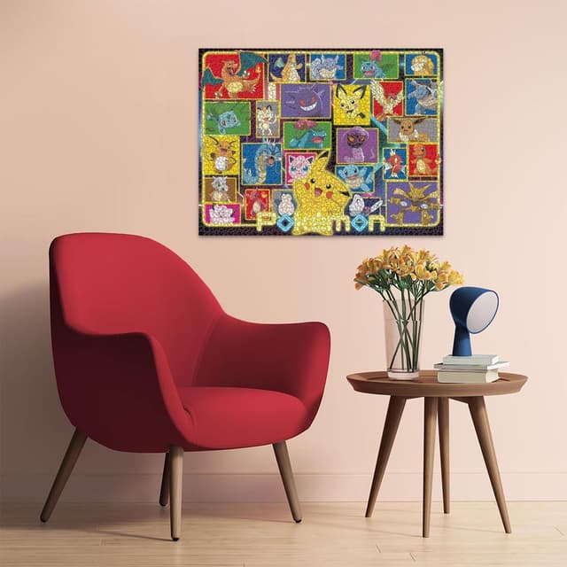 Detalle de Ravensburger Puzzle 12001130 „Leuchtende Pokémon“ – 2000 Teile Puzzle für Erwachsene & ab 14 Jahren