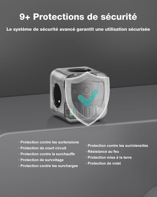 Detalle 2 de VEFVE CubePulse70 Chargeur USB C 70 W