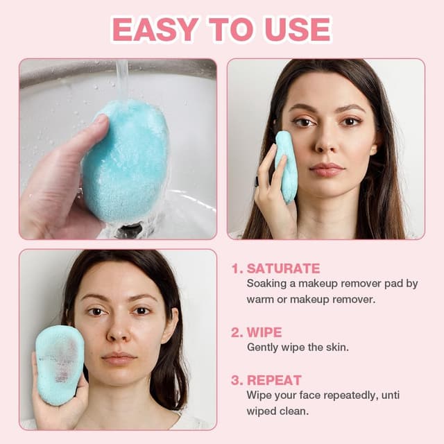 Thumbnail 4 de AOOWU 8 Pezzi Dischetti struccanti riutilizzabili