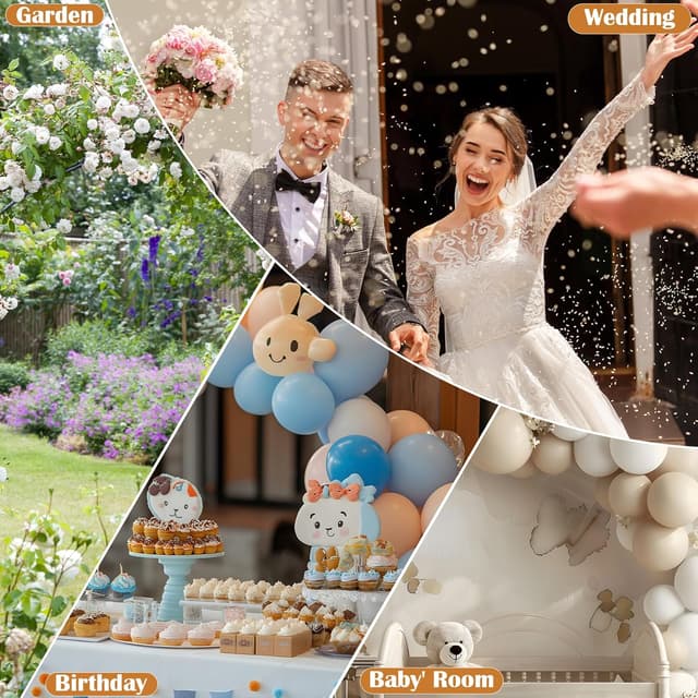 Thumbnail 6 de UOMIO Runder Hochzeitsbogenrahmen 230 cm