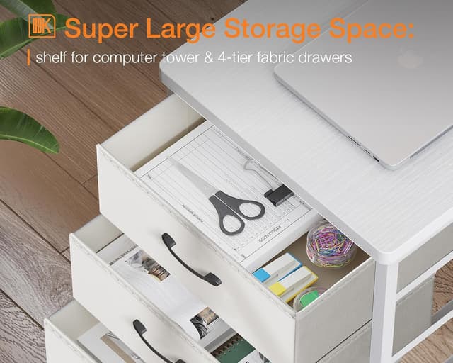 Detalle de ODK Corner Desk 140x80cm L-Shaped