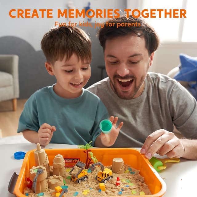 Thumbnail 6 de Klever Kits Construction Sensory Bin with Glow Rocks