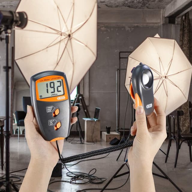 Detalle 2 de Dr.meter Luxmeter 100.000 Lux Messgerät