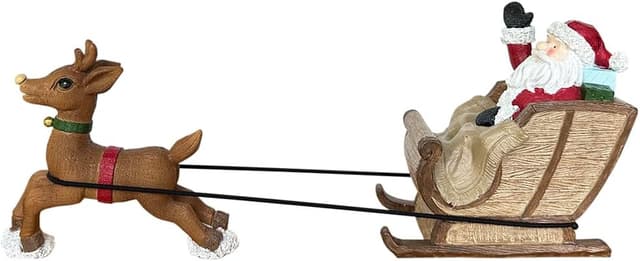 Thumbnail 4 de SLOCME Aquarium Santa Claus Sleigh decoration 🎣