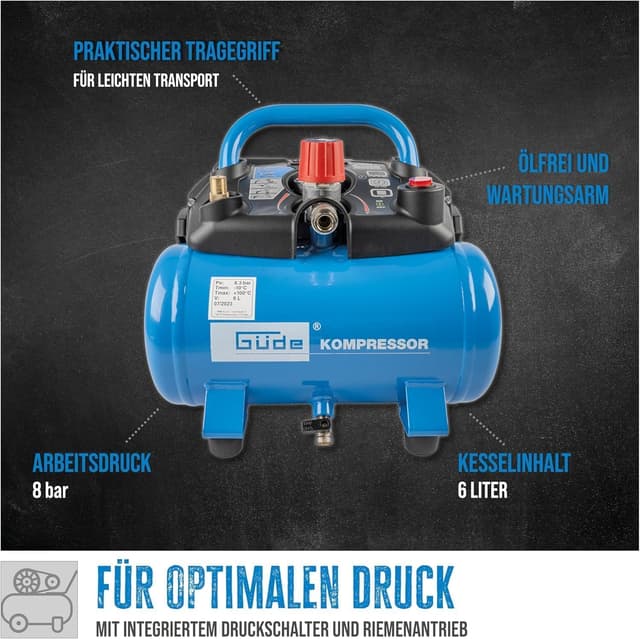Detalle 2 de Güde Kompressor Airpower 190/08/6 8 bar
