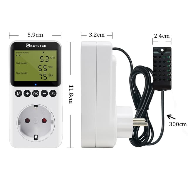 Thumbnail 6 de KETOTEK KT3300 igrostato 220V 💧