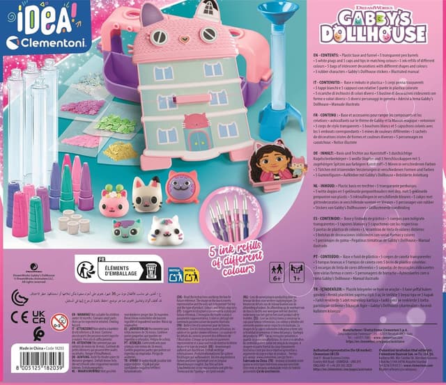 Detalle 1 de Clementoni Gabby’s Dollhouse Stift-Atelier