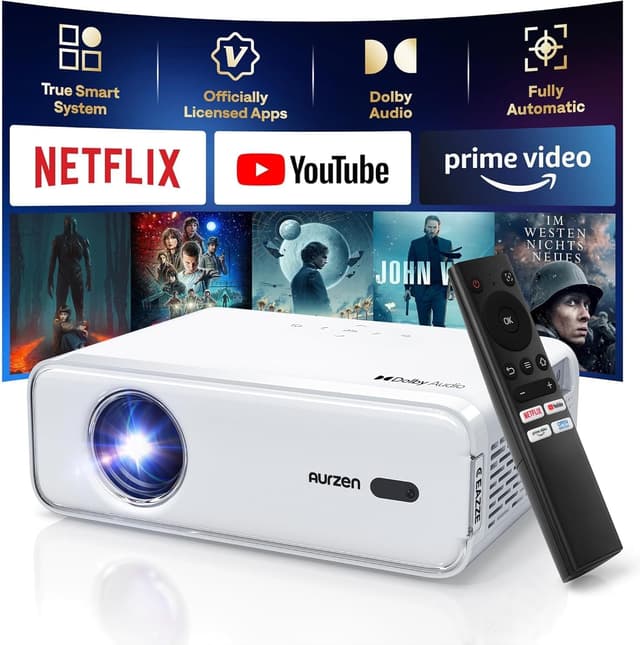 Imagen de Aurzen Eazze D1 Vidéoprojecteur 4K Full HD en OfertitasTOP