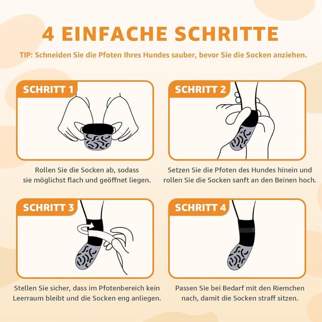 Thumbnail 6 de PICK FOR LIFE Hundesocken XL mit Anti-Rutsch-Sohle
