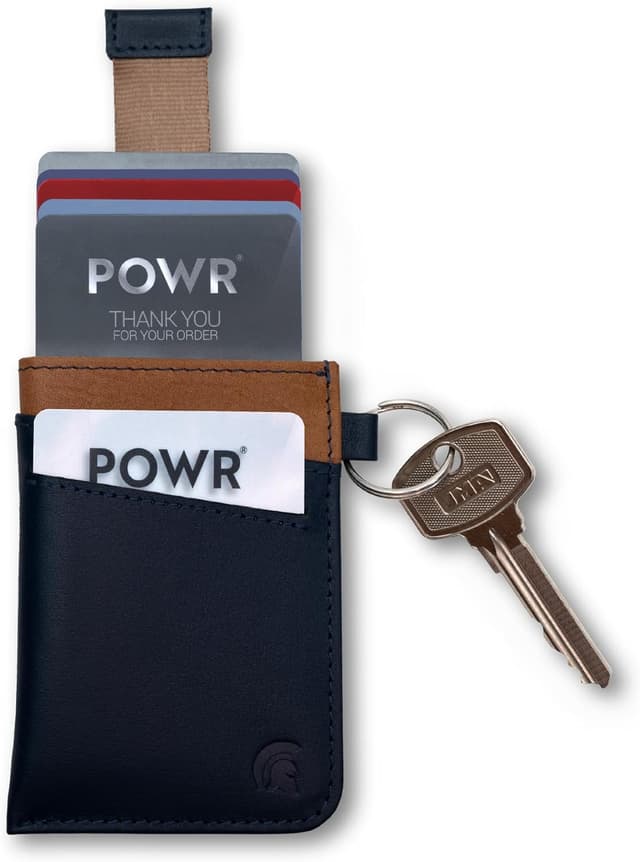 Thumbnail 6 de POWR Pull Up Slim Wallet RFID blocking minimalist leather wallet (holds up to 5 cards)