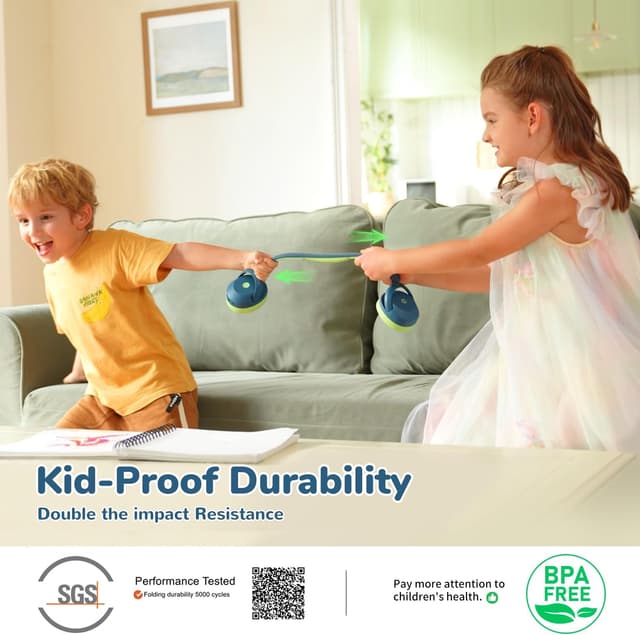 Detalle de iClever BTH20 Kids Wireless Headphones 60H