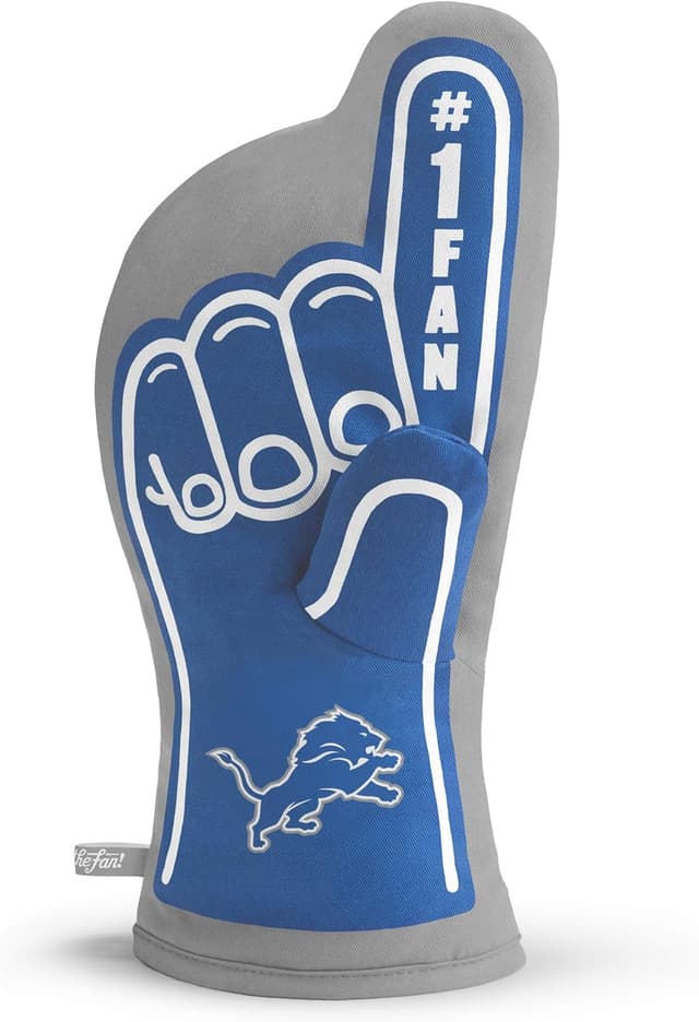 Detalle de YouTheFan NFL Officially-Licensed Cotton Oven Mitt (Heat Resistant) — Team Colors & Logo
