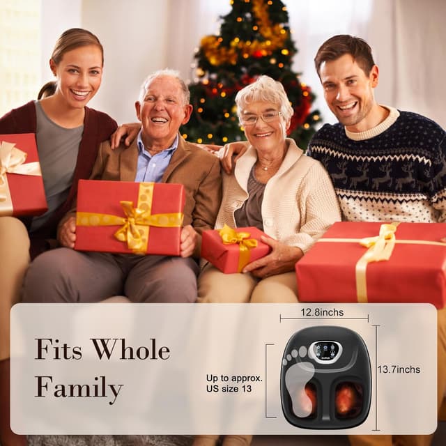 Detalle 2 de CuPiLo Foot Massager with Heat, 5 Compression Levels & Vibration (FSA/HSA eligible)