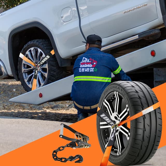 Thumbnail 4 de IBITION Car Tie Down Straps 96"