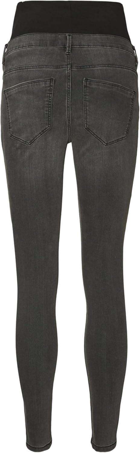 Detalle de Jeans de grossesse Mamalicious Vmmtanya coupe ajustée en coton recyclé