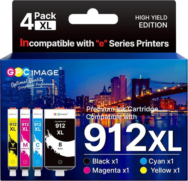 Detalle de HP 912XL multipack ink, 4-pack