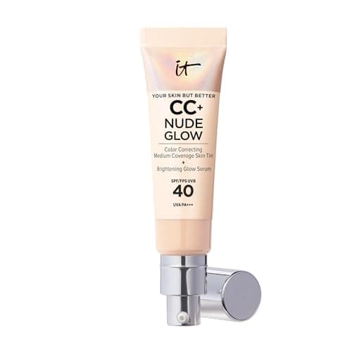 Imagen de IT Cosmetics CC+ Nude Glow Light 32 ml — Base hidratante con SPF40 💄 en OfertitasTOP