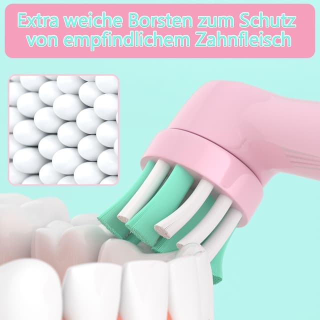 Thumbnail 3 de Kinder Aufsteckbürsten kompatibel mit Oral‑B 16 Stück