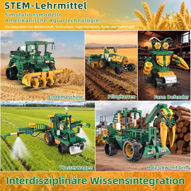 Thumbnail 1 de Technik Roboter Bauspielzeug 5 in 1