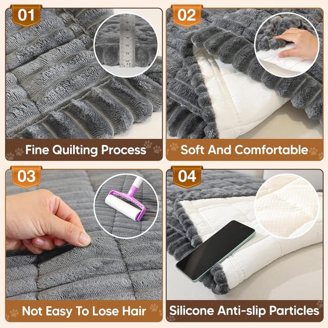 Detalle 1 de ENONCI Hundedecke Sofaüberzug 70 x 150 cm