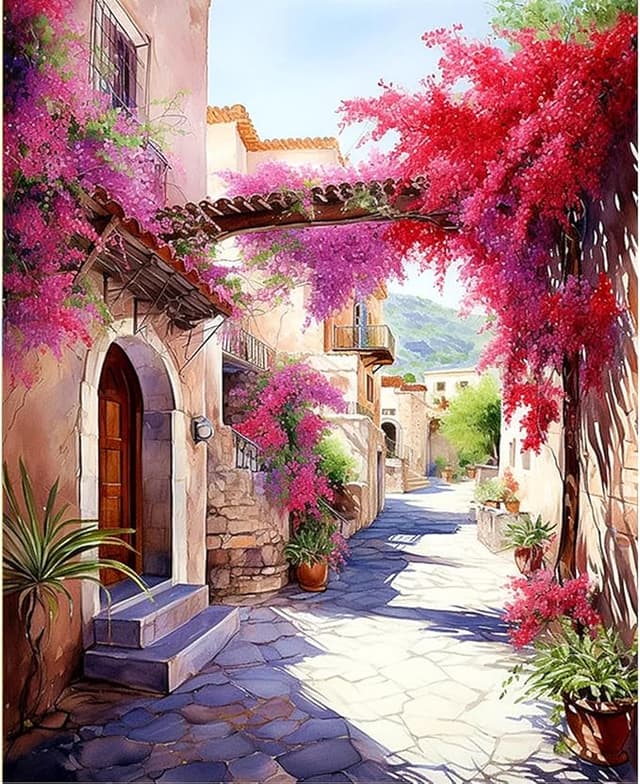 Imagen de YUCCAORCHID Pintura por Números Adultos 40x50 cm 🎨 en OfertitasTOP