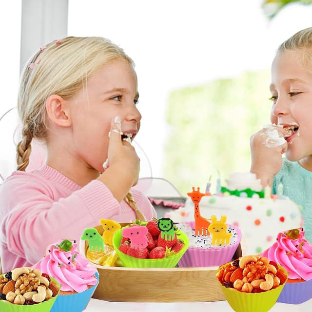 Thumbnail 4 de Silicone Lunch Box Dividers Pack