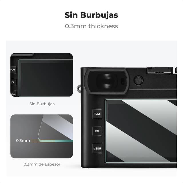 Thumbnail 5 de K&F CONCEPT Protector pantalla Leica Q2 Q3 3 pcs